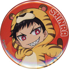 Fire Force Shinra Kusakabe Can Badge Bonus for Purchasing Trading Animarukko Acrylic Figures Box Set Vol.1 & Vol.2 Buttons [USED]