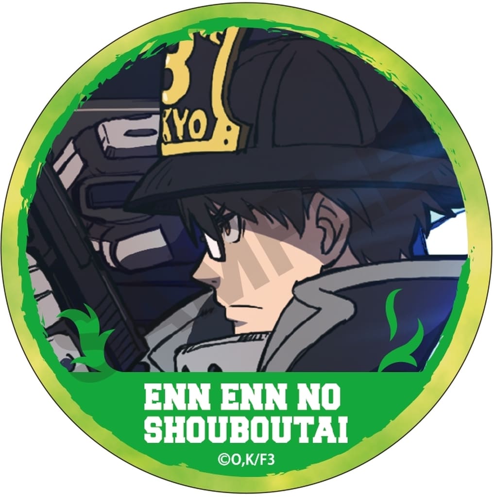 Fire Force Season 3 Takehisa Hinawa Trading Can Badge Buttons [USED]