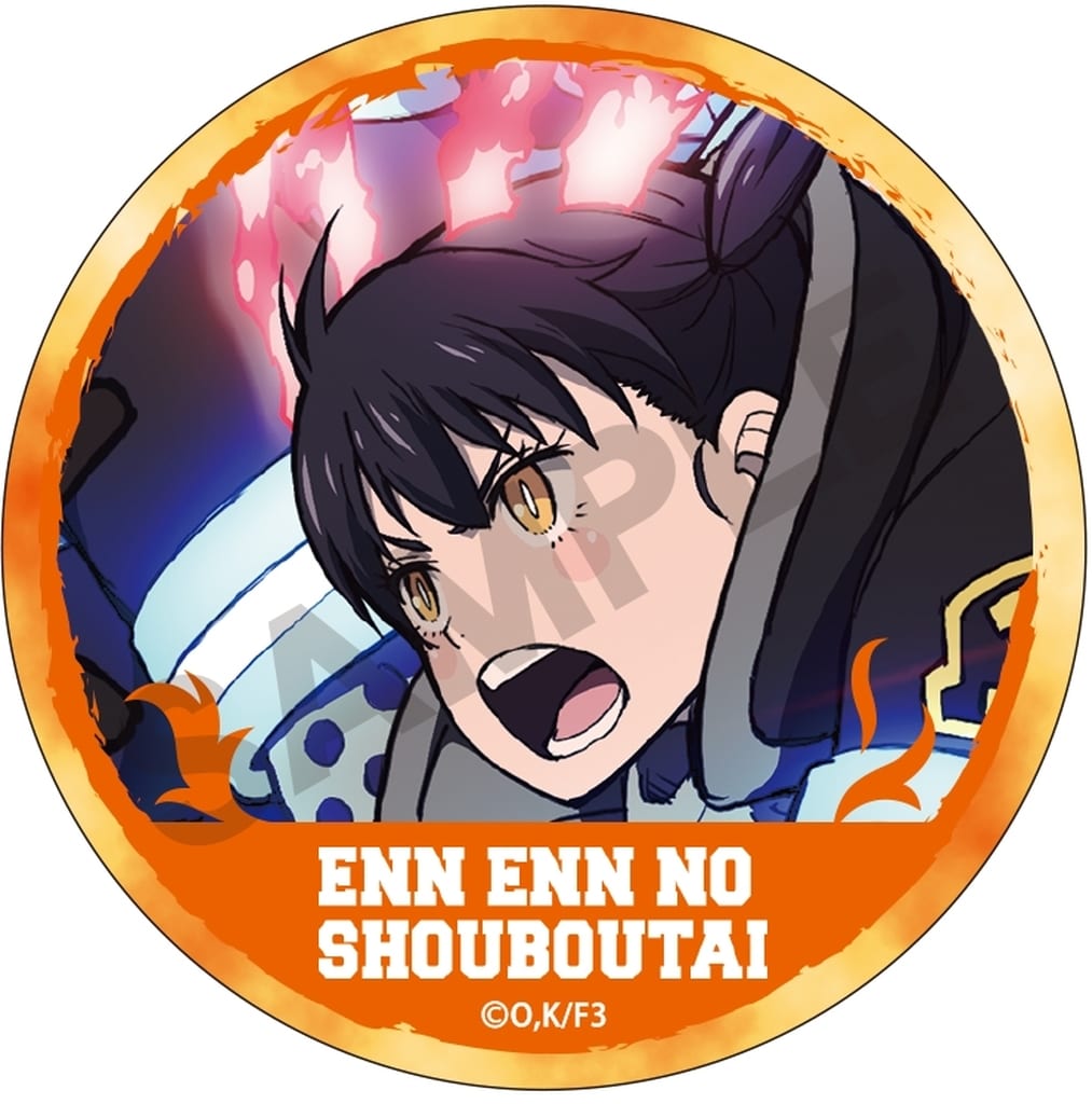 Fire Force Season 3 Tamaki Kotatsu Trading Can Badge Buttons [USED]