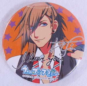 Ren Uta no Prince Sama Can Badge Gacha Gacha animate Girls Festival 2011 Limited Tin Badge [USED]