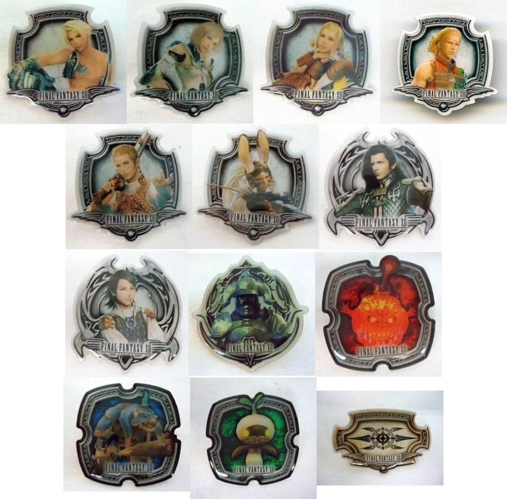 Ashe, etc. Final Fantasy XII Pins Collection All 13 Types Set Lapel Pin [USED]