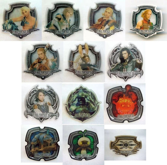 Ashe, etc. Final Fantasy XII Pins Collection All 13 Types Set Lapel Pin [USED]