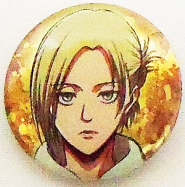 Annie Leonhart Attack on Titan Can Badge Collection Tin Badge [USED]