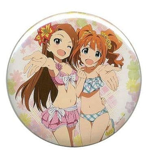 Iori Minase Yayoi Takatsuki THE IDOLM@STER Producer Kuji M@STER Extra Large Can Badge Doki! Idolm@Ster Darake no Namco Kanshasai in Namco Namja Town Limited Elite Producer Prize Tin Badge [USED]