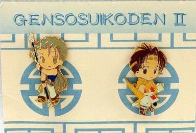 Suikoden II Jowy Hero B Pins Set 2 Pieces Pins [USED]