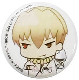 Archer SD Holding a Glass in Casual Clothes Fate/Zero Lottery Badge Fate/Zero Cafe Limited Tin Badge [USED]