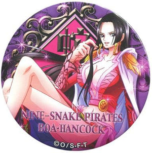 Boa Hancock Snake One Piece Yakara Can Badge Pink&Gold Can Badge [USED]