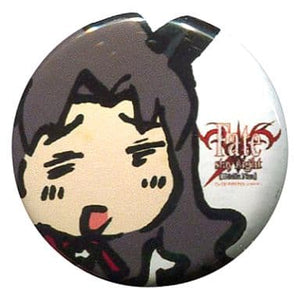 Rin Tohsaka Fate/stay night Lottery Badge Part 2 Fate/stay night Cafe Limited Can Badge [USED]