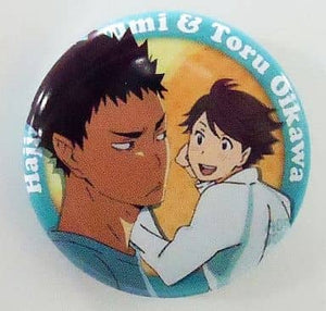 Toru Oikawa Hajime Iwaizumi Haikyu!! Ichiban Omikuji Can Badge [USED]