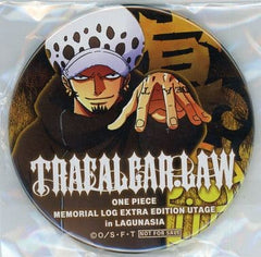Trafalgar Law One Piece Yakara Can Badge Memorial Log EXTRA Edition Utage in Lagunasia Limited Utagee Prize Tin Badge [USED]