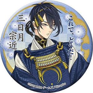 Mikazuki Munechika Touken Ranbu ONLINE Japanese Style Can Badge Tin Badge [USED]