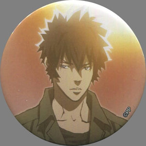 Shinya Kougami Psycho-Pass Can Badge Reading Drama Psycho-Pass: All Star Real Act Limited Gacha Prize Can Badge [USED]