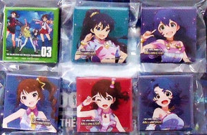 Hibiki Ganaha, etc. THE IDOLM@STER Million Live! Square Badge Collection 02 THE IDOLM＠STER Live The@ter Performance 03 Release Commemorative Event Limited Set of 6 Badge [USED]