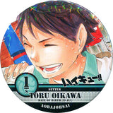Toru Oikawa Rare 1 Hologram Haikyu!! Collection Can Badge Part 2 Jump Festa 2016 Limited Can Badge [USED]