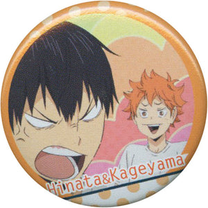 Shoyo Hinata Tobio Kageyama Haikyu!! Ichiban Omikuji Second Season! Can Badge Prize B Can Badge [USED]