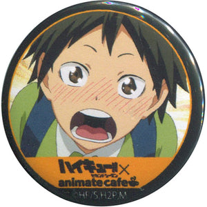 Tadashi Yamaguchi Childhood Haikyu!! Season 2 Trading Can Badge animate cafe Limited Can Badge [USED]