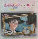 Tuxedo Mask Sailor Moon Crystal Square Can Badge Tin Badge [USED]