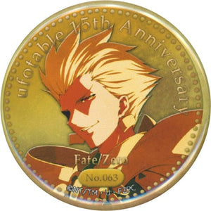 Archer No.063 Fate/Zero ufotable 15th Anniversary Complete Medal Style Lottery Can Badge ufotable 15th Anniversary Exhibition Cafe Limited Can Badge [USED]