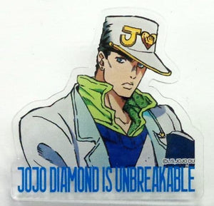 Jotaro Kujo JoJo's Bizarre Adventure Part 4: Diamond is Unbreakable Acrylic Badge J-World Tokyo Limited Yukako Yamagishi Falls in Love. Prize B Badge [USED]