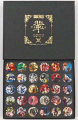 Ace, etc. One Piece Yakara Can Badge Complete Collection Straw Store Limited All 30 Types Set Tin Badge [USED]