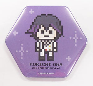 Kokichi Oma Danganronpa V3 Can Badge Collection Danganronpa 8 in Nanja Town 8th Anniversary! Zenin Zetsubo Limited Can Badge [USED]