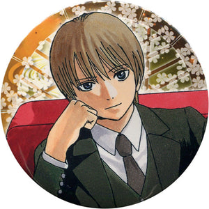 Sougo Okita Suit Gintama Collection Can Badge Great Gintama Exhibition Wipe Your Ass Before You Get Paid Limited Can Badge [USED]