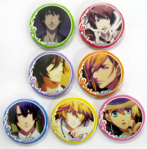 STARISH Uta no Prince Sama: Maji Love 1000% Can Badge Maji Love Set Bundled Bonus Set of 7 Can Badge [USED]