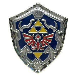 Ocarina of Time The Legend of Zelda Shield Pin Badge Collection Badge [USED]