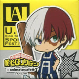 Shoto Todoroki My Hero Academia Trading Square Can Badge animate cafe Limited Can Badge [USED]