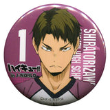 Wakatoshi Ushijima 05 Haikyu!! 44mm Can Badge J-World Tokyo Limited Urikire Chuui! Sakanoshita Shoten Part-Time Job Taiken Star Prize Can Badge [USED]