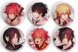 Aiji Yanagi, etc. 54mm Can Badge Otomate Winter Market 2016-2017 Limited Otomate Mania EX 2013-2016 Fuyu no Ichi Limited Set Included Items Set of 6 Can Badge [USED]