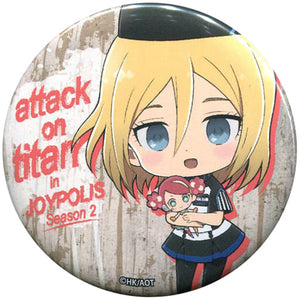 Krista Lenz Attack on Titan Can Badge Ver.2 Attack On Titan in Joypolis -Season2- Limited Can Badge [USED]