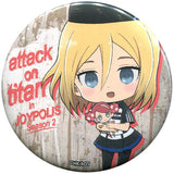 Krista Lenz Attack on Titan Can Badge Ver.2 Attack On Titan in Joypolis -Season2- Limited Can Badge [USED]