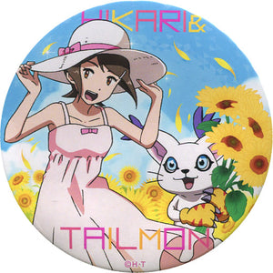 Hikari Yagami Tailmon Digimon Adventure tri. Dodeka Can Badge Digimon Adventure Fes.2017 Limited Can Badge [USED]