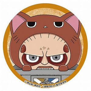 Colossal Titan Attack on Titan Season 2 Nyantical Pearl Paper Can Badge [USED]