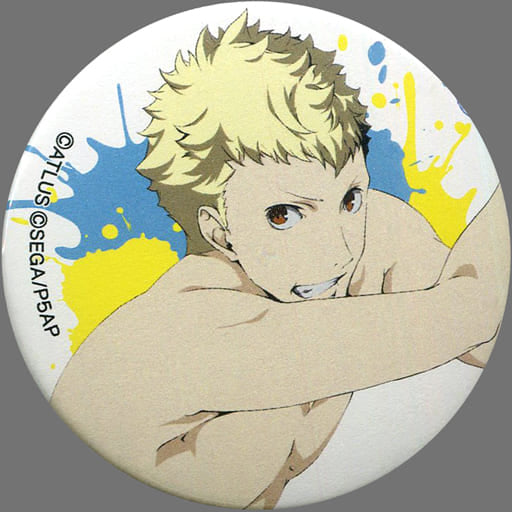 Ryuji Sakamoto Persona 5 the Animation: The Day Breakers Trading Can Badge Special Event Junkissa Leblanc Attic Strategy Conference Limited Tin Badge [USED]