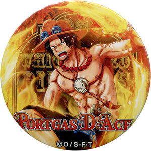 Portgas D. Ace One Piece Dodeka Can Badge Shop in Ikebukuro P'Parco Limited Tin Badge [USED]