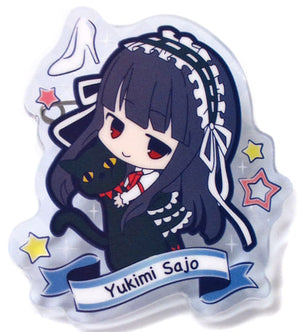 Yukimi Sajo THE IDOLM@STER Cinderella Girls Clear Clip Badge Ver.Cool Badge [USED]