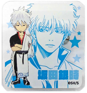 Gintoki Sakata Gintama Acrylic Badge Collection Jump Festa 2018 Limited Badge [USED]