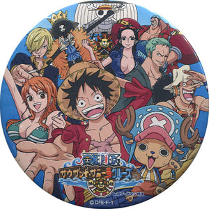 Monkey D. Luffy, etc. One Piece Key Visual Dodeka Can Badge Thousand Sunny Cruise in Laguna Ten Bosch Limited Tin Badge [USED]