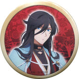 Izuminokami Kanesada Katsugeki Touken Ranbu Newly Drawn Visual Can Badge Tokushima Castle Museum Tekkaryoran Original Art Exhibition: Tatakai wa Tsuzuku Dokomademo na. Limited Tin Badge [USED]