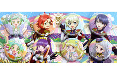 Asahi Mitaka, etc. Idol Time PriPara Yume All Star Live! Pripara Idol Can Badge 3DS Software Gorgeous Pack Bundled Bonus Set of 8 Tin Badge [USED]