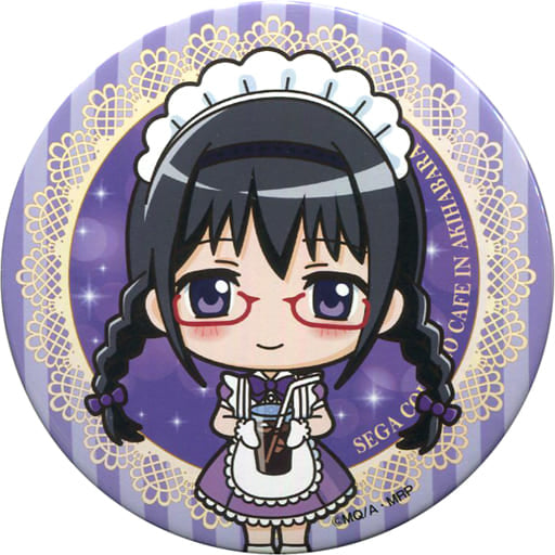 Homura Akemi Magia Record: Puella Magi Madoka Magica Side Story Can Badge A Sega Collaboration Cafe Limited Tin Badge [USED]