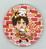 Ellen Yeager Raccoon Rascal X Attack on Titan Can Badge [USED]