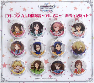 Uzuki Shimamura, etc. THE IDOLM@STER Cinderella Girls Can Badge Set "Dereradi A" Public Recording Deresoni Limited Can Badge [USED]