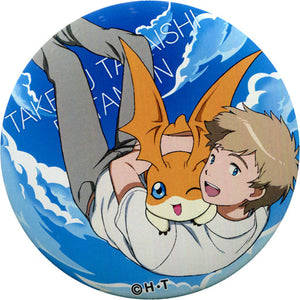 Takaishi Takeru Patamon Digimon Adventure tri. Dodeka Can Badge Chapter 6 Our Future 5th Theater & Limited Base Limited Can Badge [USED]