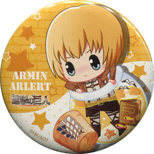 Armin Arlert Attack on Titan Trading Can Badge [USED]