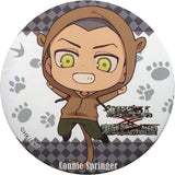 Connie Springer Attack on Titan Trading Can Badge Animal Costume Ver.B Tobu Zoological Park Limited Can Badge [USED]