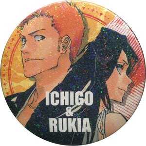 Ichigo Kurosaki Rukia Kuchiki Rhea BLEACH Collection Can Badge WJ 50th Anniversary Exhibition Ver. Part 2 50th Anniversary Weekly Shonen Jump Exhibition Vol.3 Limited Can Badge [USED]