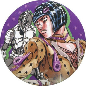 Bruno Bucciarati Purple JoJo's Bizarre Adventure Part 5: Golden Wind Collection Can Badge Hirohiko Araki Original Art Exhibition JOJO Ripple of Adventure Limited Can Badge [USED]